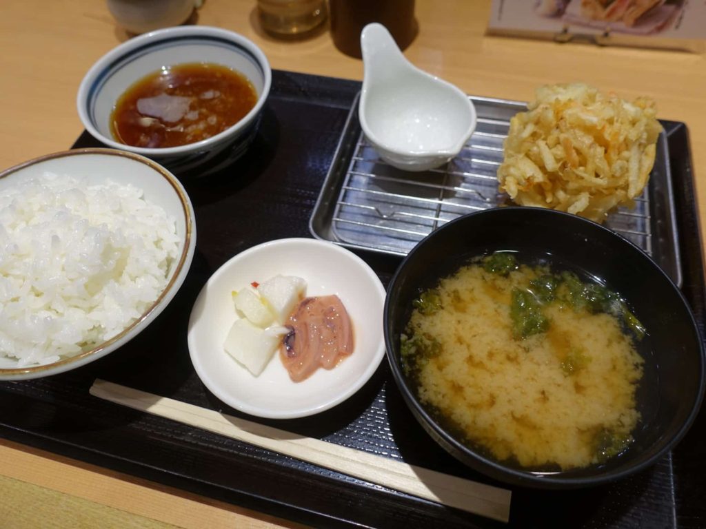 揚げたて 天ぷら 定食 まきの メニュー ランチ 神戸 三宮 センタープラザ店