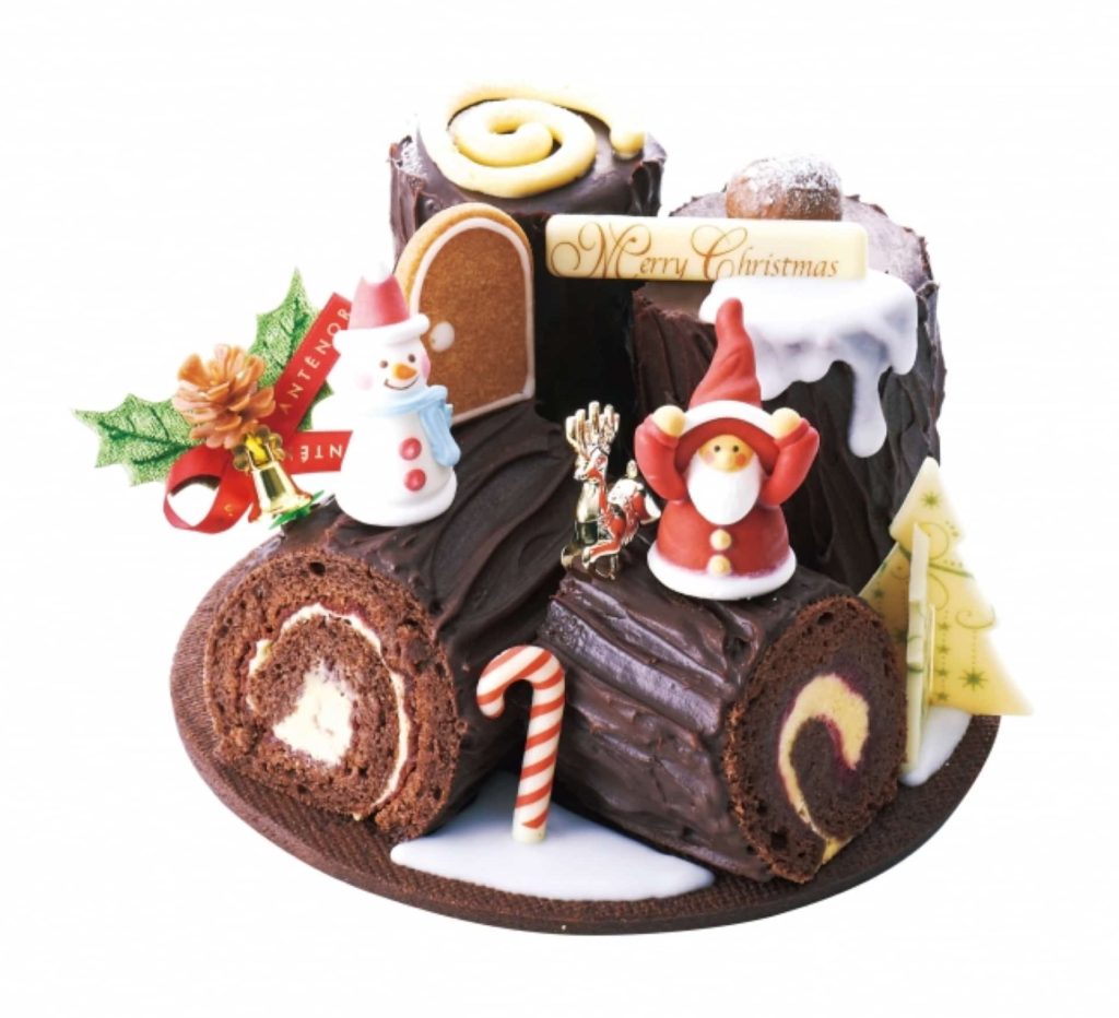 アンテノール 2018 クリスマスケーキ ブッシュドノエル ブッシュ・ド・ノエル 予約 ショートケーキ チョコレート